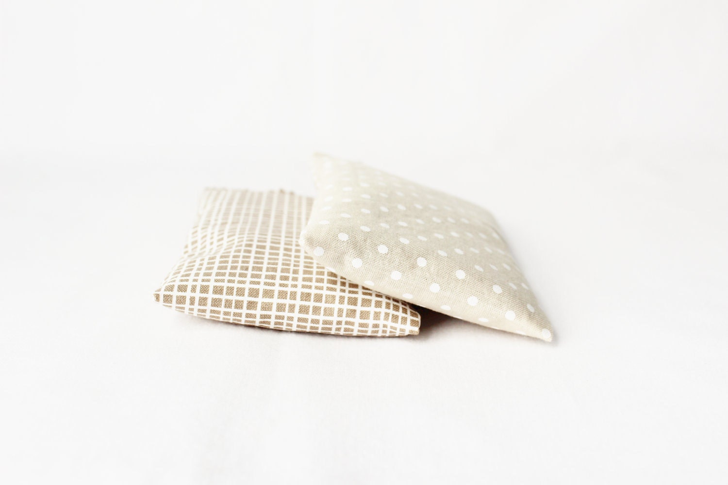 Lavender Sachets, Modern Neutrals, Geometric, White Polka Dots, Scented Drawer Sachets