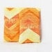 Orange Chevron Lavender Sachets - Aromatherapy Gift - Scented Drawer Sachets