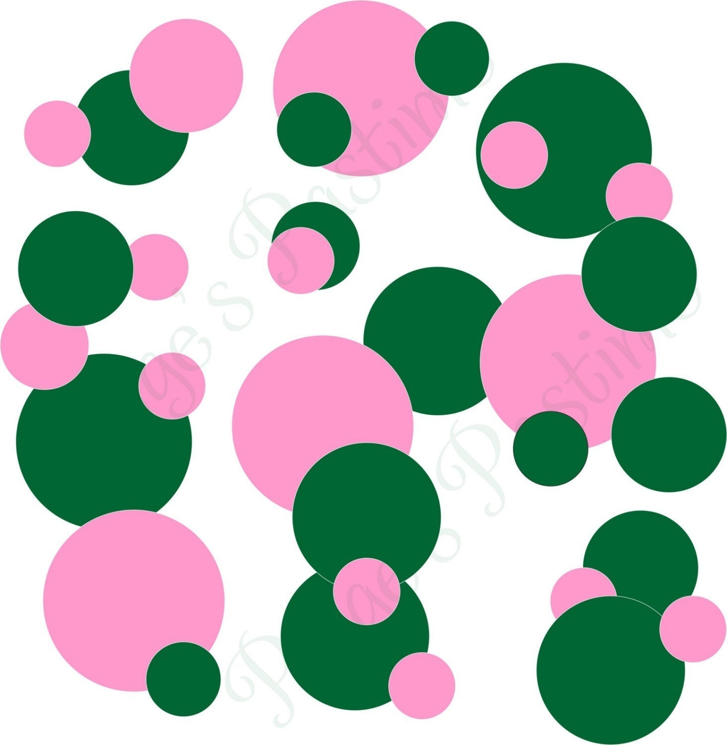200 Adhesive Vinyl Polkadots