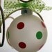 Personalize 3 letter Monogrammed Ornament