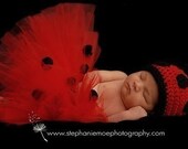 Ladybug Tutu Costume - For Halloween, Dress Up, Photos, Birthdays and more - up to size 24 mo
