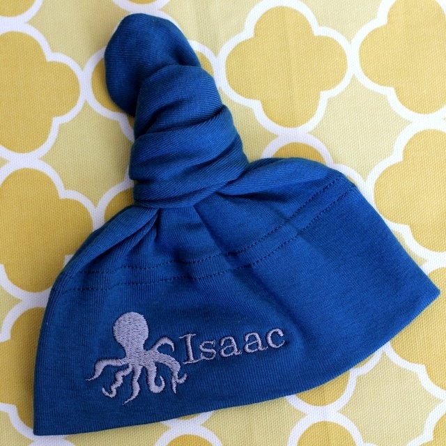 Personalized Octopus Hat - You choose the COLORS