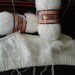 Ready to ship - HANDMADE Kate Middleton Ivory Angora Shrug / Bolero hand knitted /bridal bolero/ fit size Small