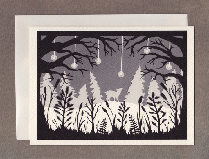 Cold Winter's Night - Greeting Card