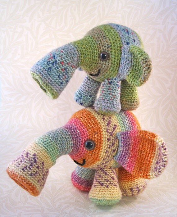 PDF of Tooterphants Amigurumi Pattern