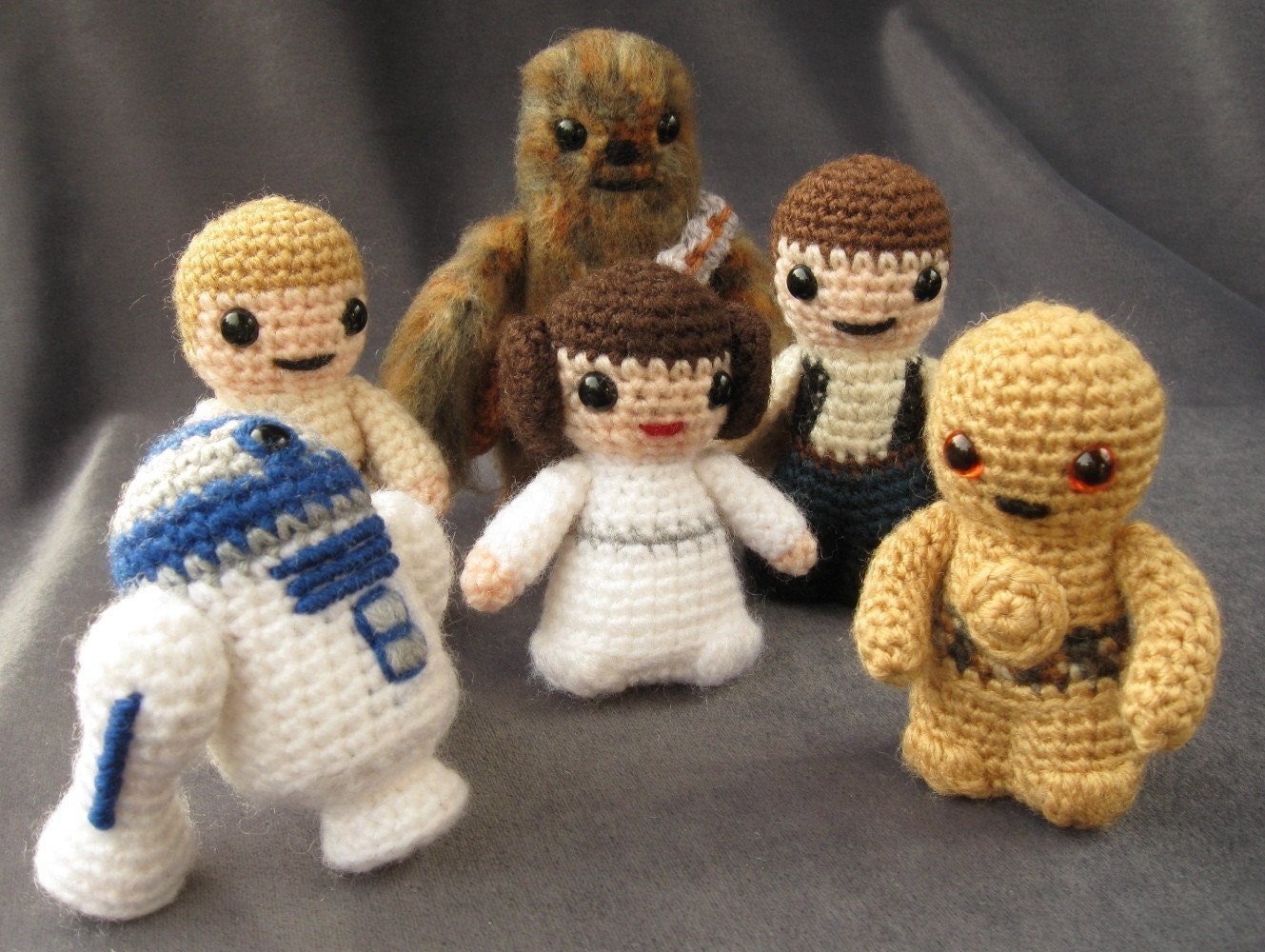 PDF of Princess Leia - Star Wars Mini Amigurumi Pattern