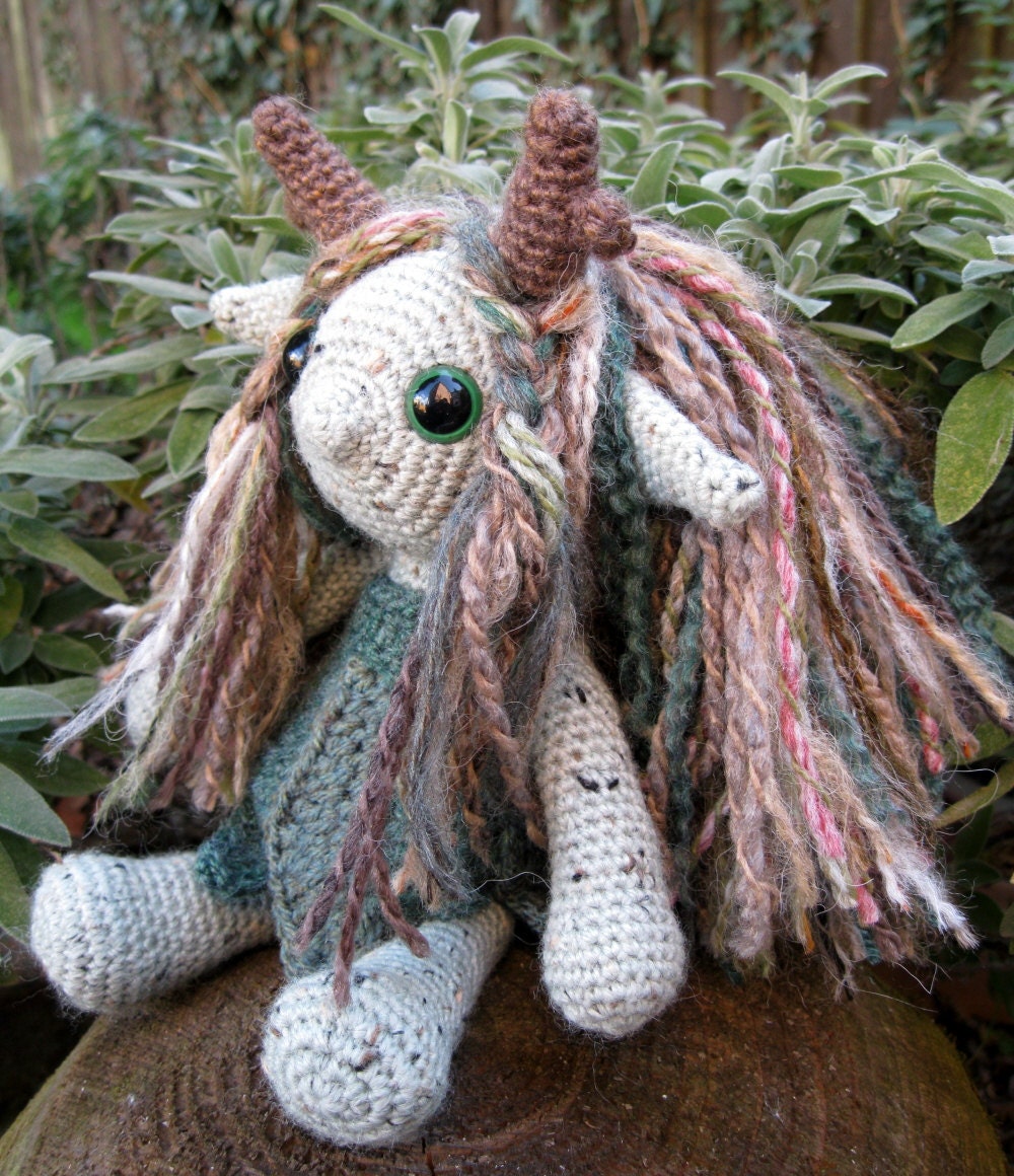 PDF of Little Folk Amigurumi Pattern - Elf, Fairy, Sprite Crochet Pattern