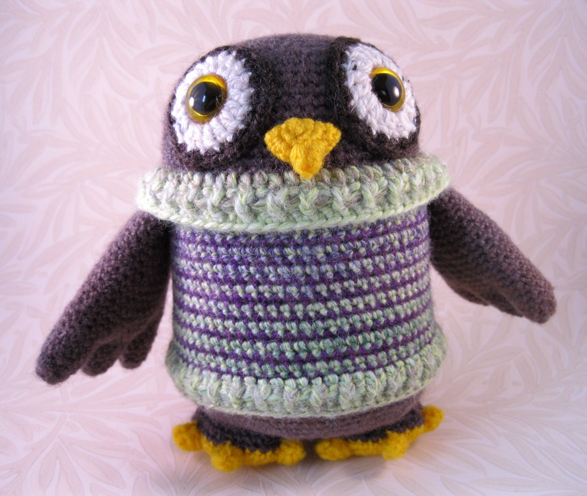PDF of Flappy Owl Amigurumi Pattern