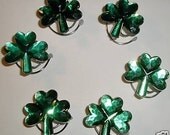 Green Shamrock Hair Swirls Hair Spins Spirals Twists or Coils for Irish Wedding