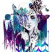Tribal Girl  - colourway -  // FASHION ILLUSTRATION // A3 Giclée print