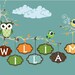 Personalized Baby Gift Owl Print Art, Digital Print Wall Decor, Personalised Nursery Artwork, Children's Art, Kids Wall Art