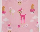 Pink Deer Baby Crinkle Square- Sensory Toy