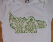 The Preppy Alligator Onesie... FREE SHIPPING when you order ANY 3 or more onesies/tshirts from my shop