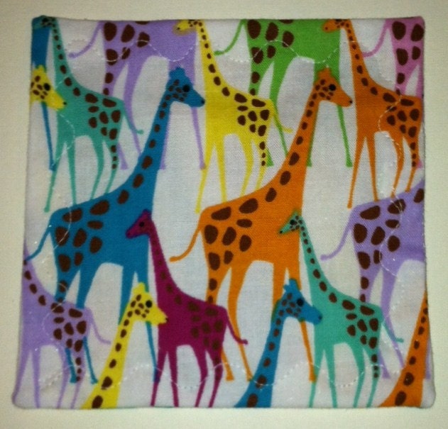 LAST ONE- Skinny Giraffes Baby Crinkle Square- Sensory Toy