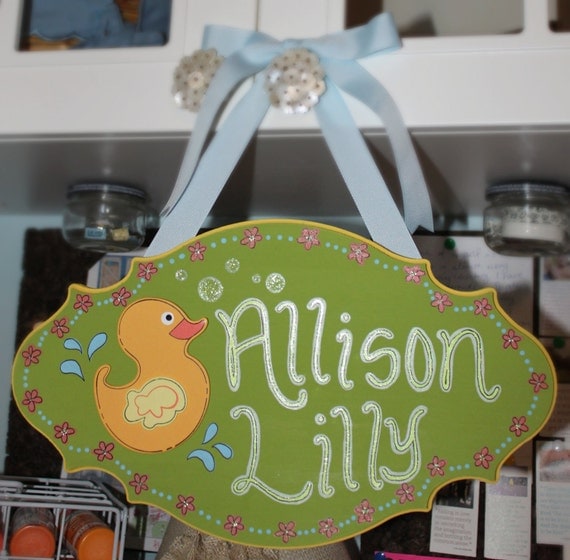 Personalized Nursery Name Plaque