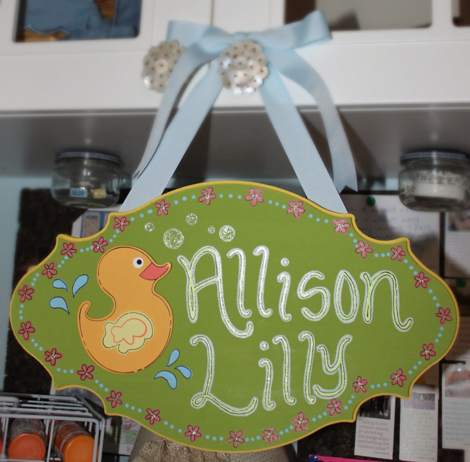 Personalized Nursery Name Plaque