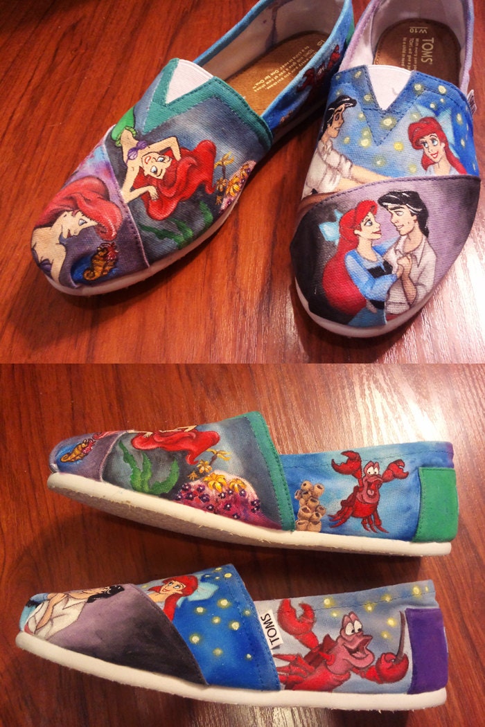 Custom Disney Animation Inspired Adult Shoes with YOUR favorite scenes and characters