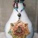 Chakra Necklace, 7 Chakra Pendant, Stone, Chakra Symbols, Lotus Flower, Energy Healing, Mandala, Chakra Jewelry