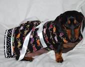 Black Dachshund Harness dress