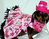 Sammie Git Your Gun Cowgirl 3 piece outfit custom sizes AS Seen in Wiener Dog Nationals the Movie