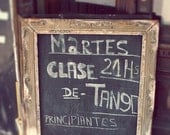 Tango photograph, Buenos Aires, Argentina print, abstract, chalkboard, dance, decor, fine art photograph 5"x7"