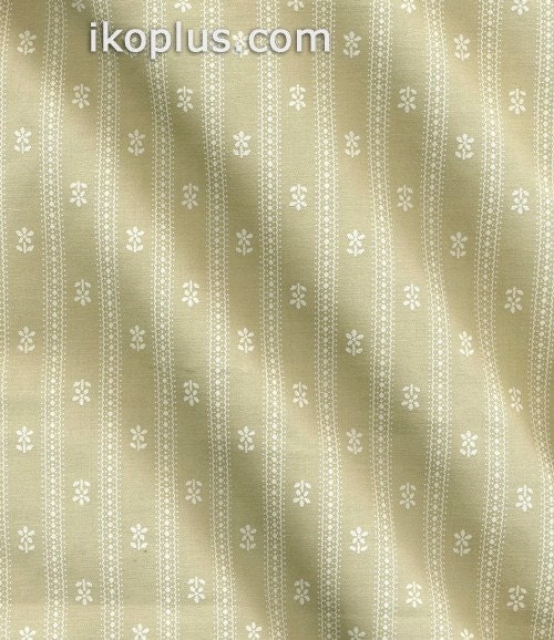 kawai Little White Floral with Lace Stripe -Japanese Cotton -  EK-QS26115