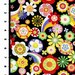 Sparkle Florwers in White -Cotton-EK-QS35102D
