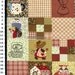Lovely Sweet Girl Patchwork in Red/Brown Combo - EK-QS31609A