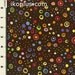 Full-Color Abnormal Circles and Dots in Coffee Brown -Cotton- Fat Quarter- EK-QS26307C