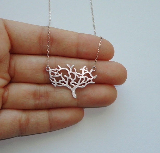Silver Tree Necklace