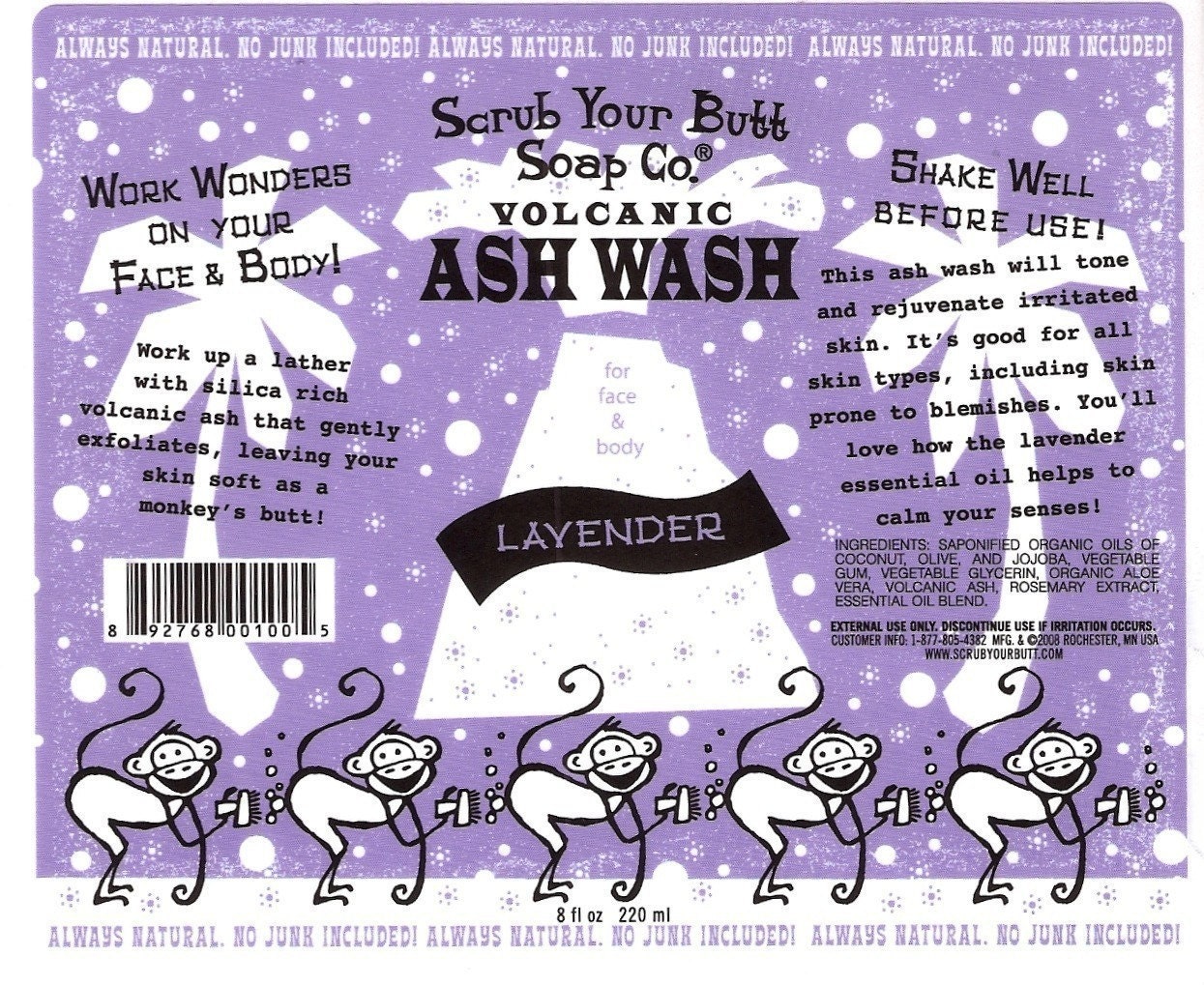 Lavender Volcanic Ash Wash