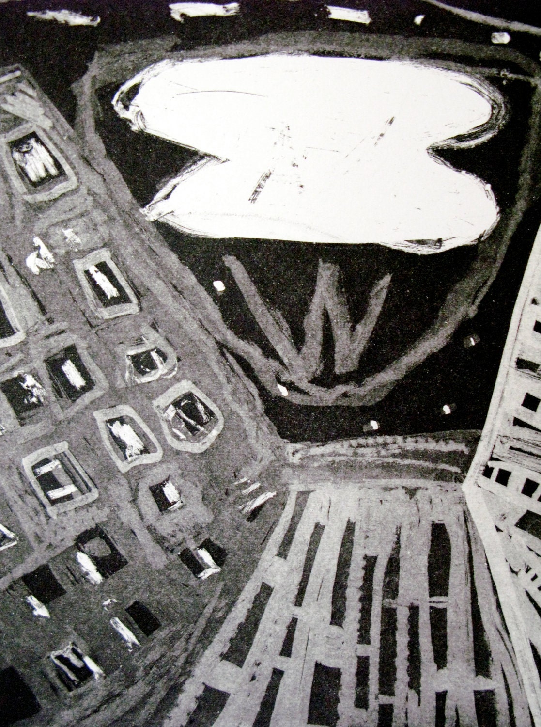Printmaking New York City Abstract Etching