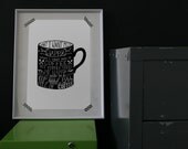 Coffee Signed Print Large