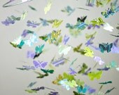 Purple Garden Butterfly Mobile KIT- DIY- Do It Yourself - Great Craft Project