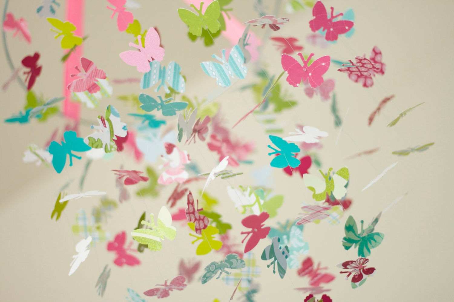 The Isabella Butterfly Mobile-Great For Baby Shower Gifts, Nurseries, Bedrooms, Birthdays