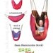 Baby hammock, cradle, swing, crib - for babies and children to use indoors or outdoors. peach with red.
