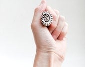 Wood Stamp Paisley 2