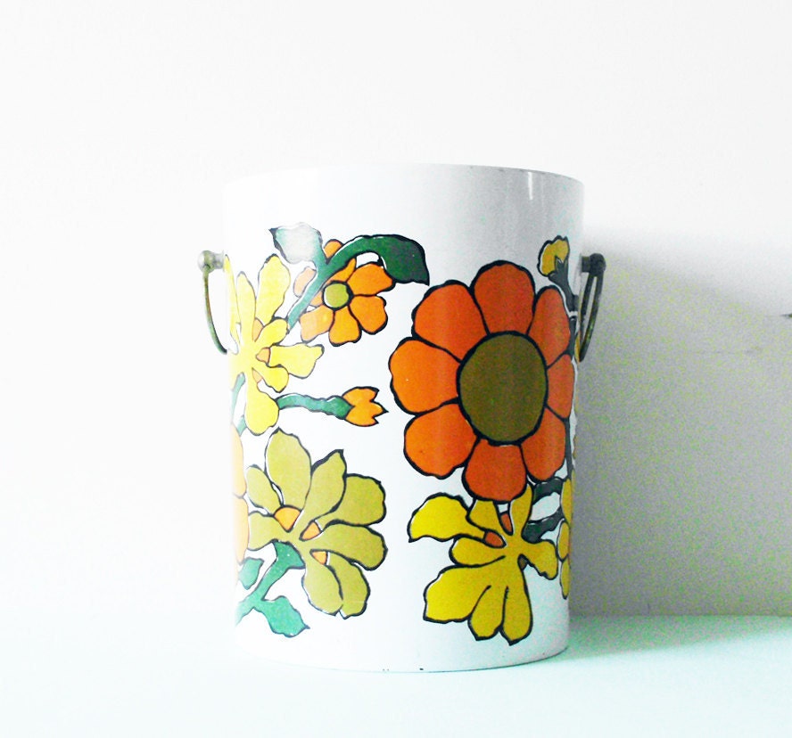 Mod Floral Ice Bucket