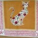 SOLD/RESERVED for JJ Pretty Kitty Vintage Towel Virginia Zito