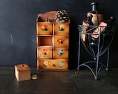 Reserve Sewing Notions Box of Drawers  Great Apothecary 1014 Vintage From NowVintage on Etsy
