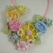 Fabric Flower Bib Necklace Tutorial PDF version no. 2 .... with 3 fabric flower patterns