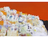 Oia Santorini Greece 10/50 - Limited Edition Print A4