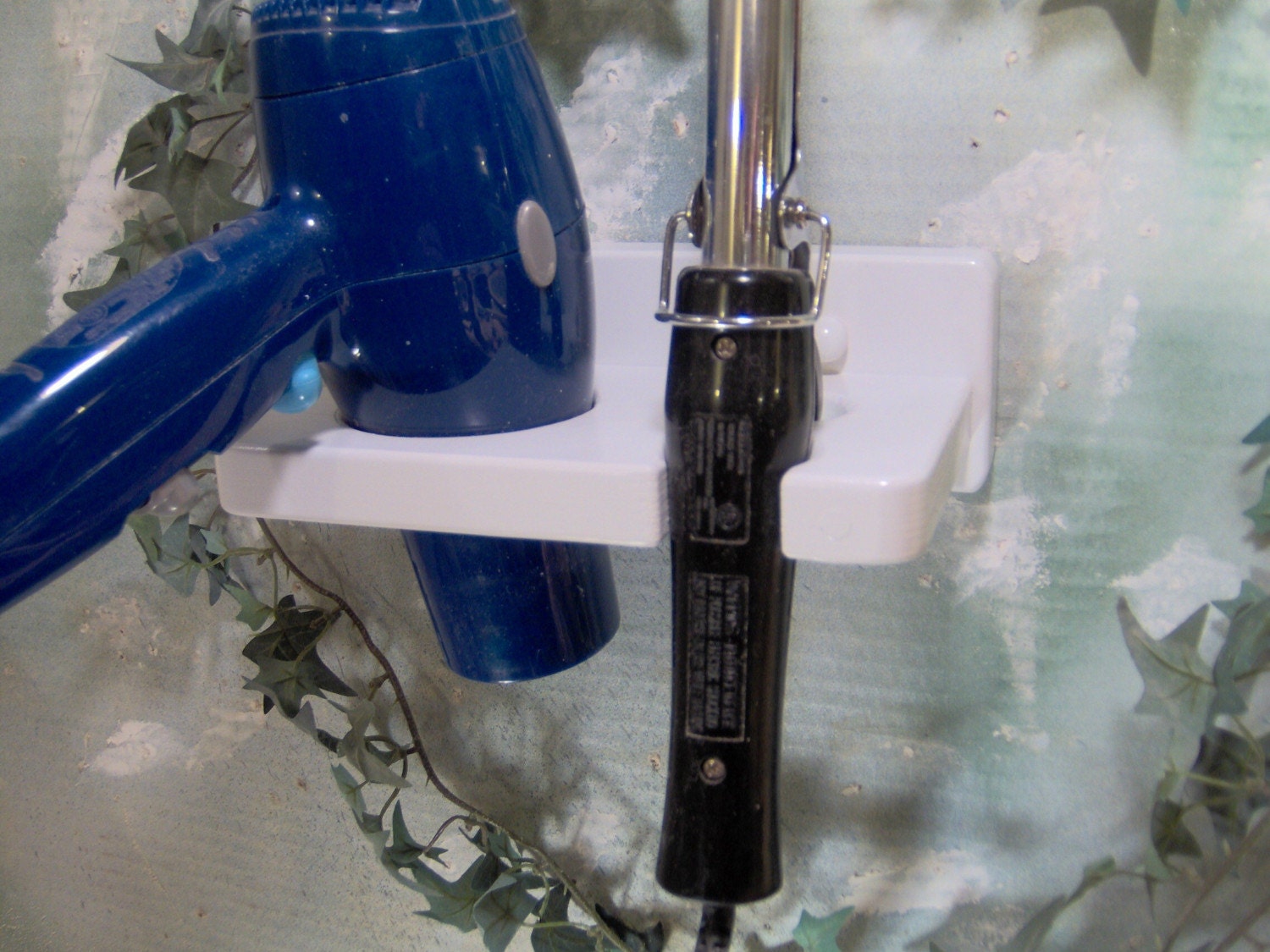 White Hair Care Center - Blow Dryer and Curling Iron