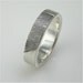 Sterling Silver Custom Fingertip Print Wedding/Commitment Band