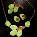 RESERVED for Maria....Vintage AUSTRIA parure Necklace Brooch Earrings