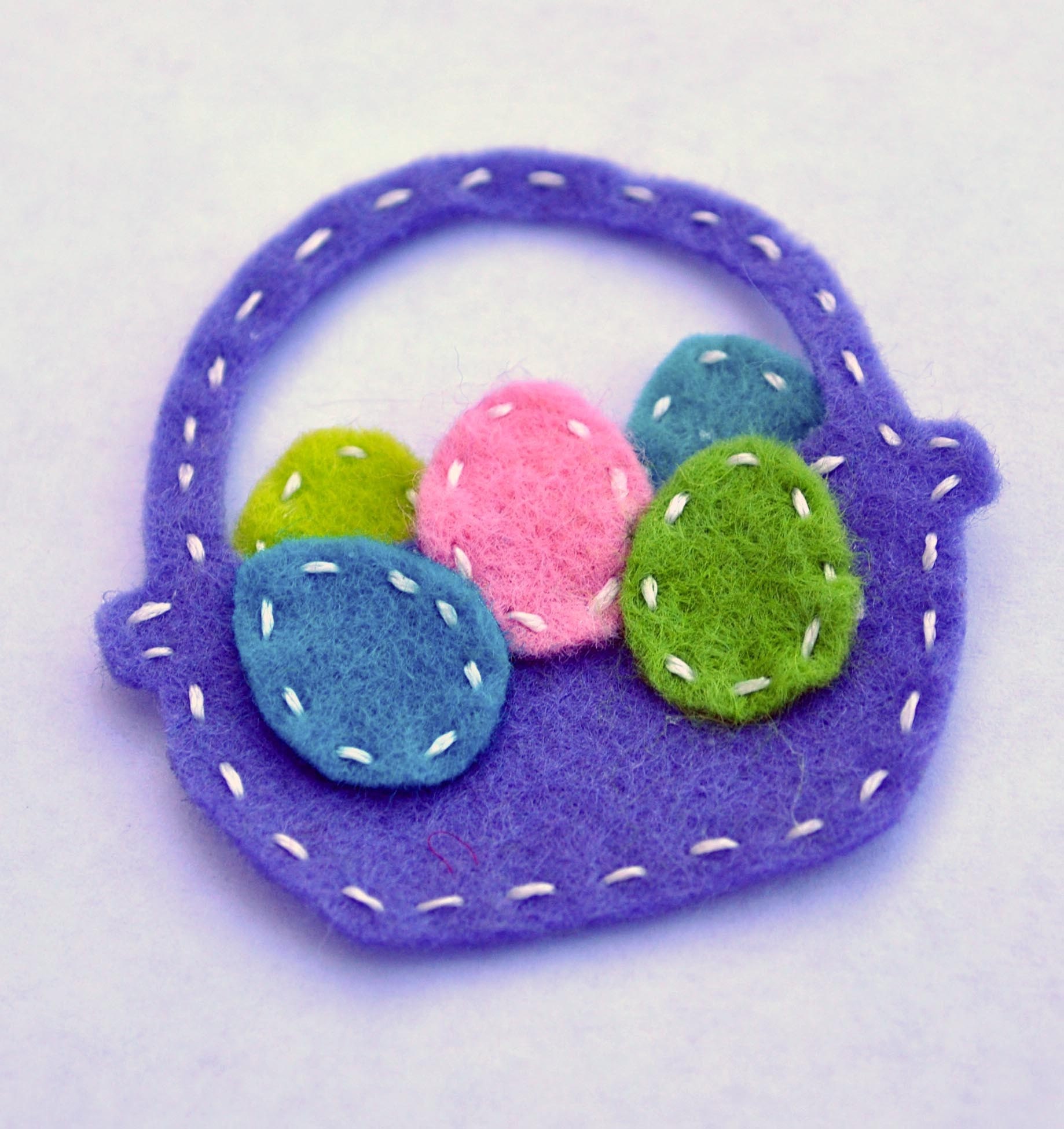 Easter Basket Hair Clip