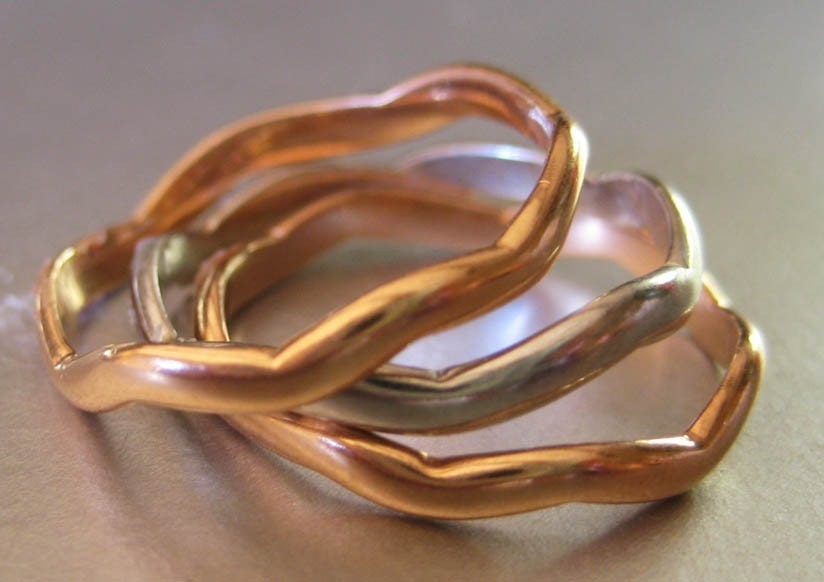 Wedding rings.  14karat gold bands.