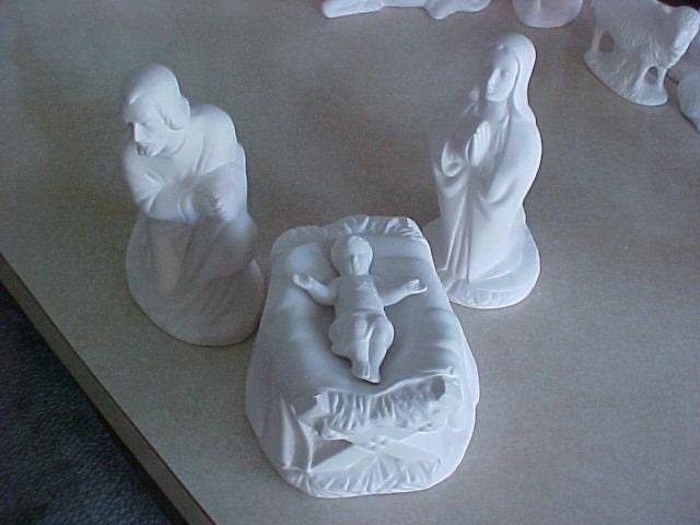 Holy Family Nativity Set U PAINT CERAMICS