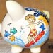 Personalized Piggy Bank Beach Boy Surfing Beach Theme Hand Painted Kids Bank