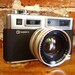 Vintage Yashica Electro 35 Camera with Case & Film Holder